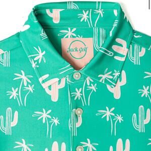 Jack Golf Green Coachella Polo Sz M